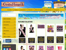 Tablet Screenshot of costumania.com