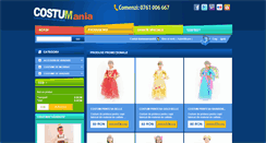 Desktop Screenshot of costumania.ro